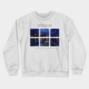 Starry Night Over the Rhône Crewneck Sweatshirt